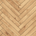 Close-up material sample of the Hoopla Walls HWA1463W design showing the pale ash parquet pattern on a non-woven base.