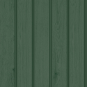 Close-up material sample of the Hoopla Walls HWA1479W design showing the forest green tongue and groove plank print on a non-woven base.