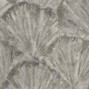 Galerie Horizon Wide Fan Grey Metallic Wallpaper - HZ62037