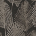 Galerie Horizon Palm Leaf Brown Metallic Wallpaper - HZ62078