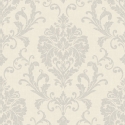 Grandeco Icon Margritte Damask Grey Wallpaper - IC2002