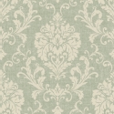 Grandeco Icon Margritte Damask Sage Wallpaper - IC2003