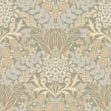 Grandeco Icon Belvedere Floral Taupe Wallpaper - IC2102