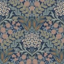 Grandeco Icon Belvedere Floral Navy Wallpaper - IC2105