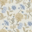 Grandeco Icon Celia Floral Trail Blue Wallpaper - IC3102