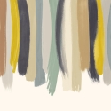 Ohpopsi Blurred Lines Smoke/Tan Wall Mural - ICN50135M