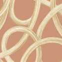Ohpopsi Laid Bare Twisted Geo Ginger Wallpaper - LBK50131W