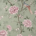 Crown Akina Floral Sage Wallpaper - M1724