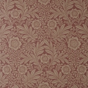 Crown Camille Classical Floral Red Wallpaper - M1746