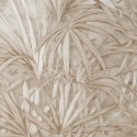 Vymura Milano Palm Leaf Beige/Gold Glitter Wallpaper - M88759
