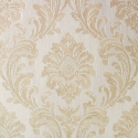 Vymura Milano Damask Cream/Gold Glitter Wallpaper - M95589
