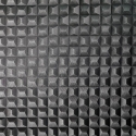 Vymura Romero 3D Effect Geometric Black Metallic Wallpaper - M95682