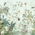 Origin Lemon Tree Forest Green Wall Mural - MUR372