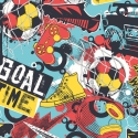 Origin Games Splash Red/Petrol Wall Mural - MUR417