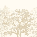 Origin Etched Trees Parchment Wall Mural - MUR431