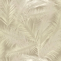 Muriva Llana Leaf Cream/Pearl Metallic Wallpaper - J98207