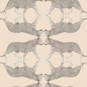 Galerie Enchanted Sabor Leopard Natural Metallic Wallpaper - NHW1032