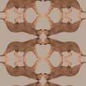 Galerie Enchanted Sabor Leopard Bronze Metallic Wallpaper - NHW1033
