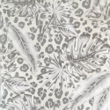 Nina Home Tropical Leopard Skin Beige/Grey Metallic Wallpaper - N10300