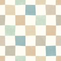 Ohpopsi Revive Disco Check Seafoam Mix Wallpaper - REV50131W