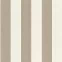 Rasch Poetry II Fabric Effect Stripe Mushroom/White Wallpaper - 542714