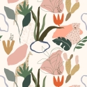 Grandeco Safari Jungle Taupe Multi Wall Mural - RB246