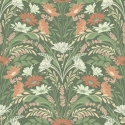 Galerie Sommarang 2 Värmdö Green/Orange Wallpaper - S24117