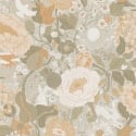 Galerie Sommarang 2 Växa Grey/Orange Wallpaper - S63015