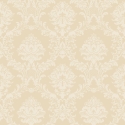 Galerie Simply Silks 4 Classic Damask Dark Cream Metallic Wallpaper - SB37908
