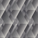 Grandeco Rockwell Geo Grey/Silver Metallic Wallpaper - WL2603