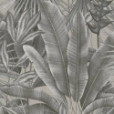 Galerie Welcome Home Tropical Leaves Silver/Grey Wallpaper - WH30115