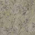 Galerie Welcome Home Rustic Blossom Purple/Brown Wallpaper - WH30123