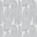 Galerie Welcome Home Geometric Leaf Silver Wallpaper - WH30169