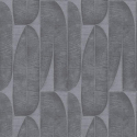 Galerie Welcome Home Geometric Leaf Black/Grey Wallpaper - WH30171