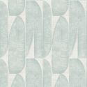 Galerie Welcome Home Geometric Leaf Blue/Green Wallpaper - WH30172