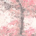 Ohpopsi Dapple Trees and Leaves Blossom Wall Mural - WND50104M