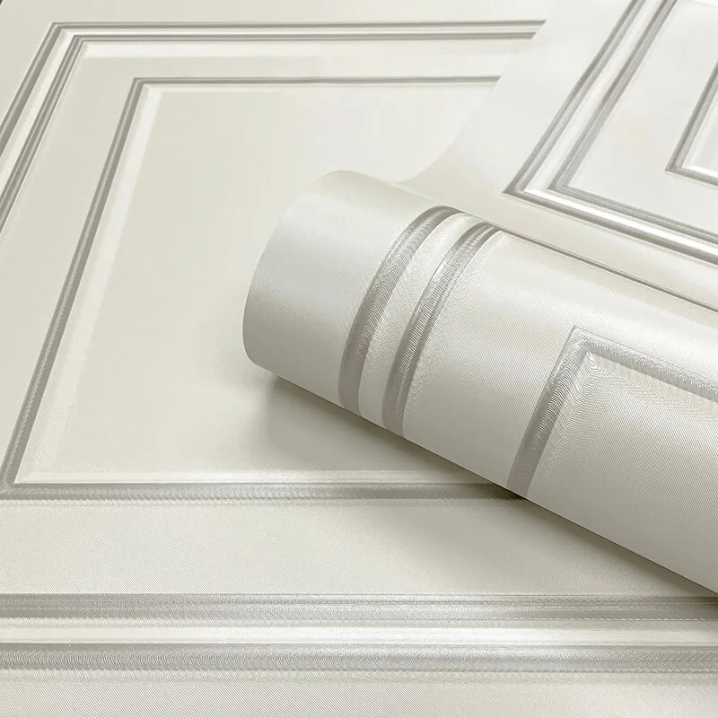 panel wallpaper silver