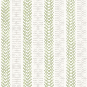 Rasch Chelsea Stripe Green Wallpaper - 100500