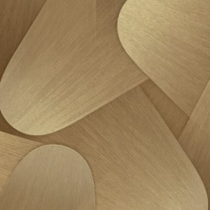 Erismann Allure Retro Geometric Gold Metallic Wallpaper - 10423-30