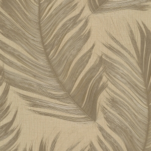 Erismann Trace Feather Gold Metallic Wallpaper - 10516-30