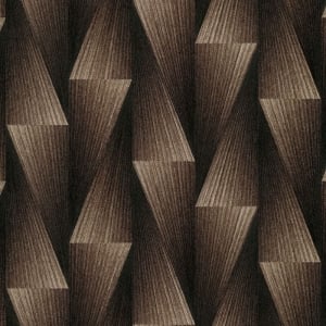 Erismann Shift Geometric Brown Metallic Wallpaper - 10526-11