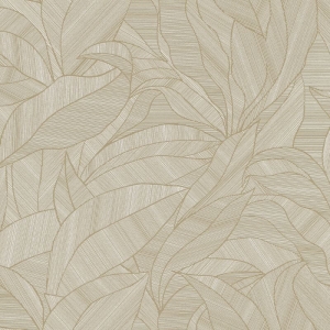 Erismann Silvana Leaf Gold Wallpaper - 10530-11