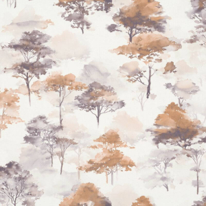 Erismann Lightwood Tree Brown/Orange Wallpaper - 10557-11