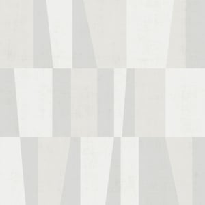 Midbec Design Art Deco Square White/Grey Wallpaper - 12016