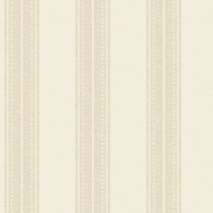 Holden Decor Linen Stripe Cream Wallpaper - 13650