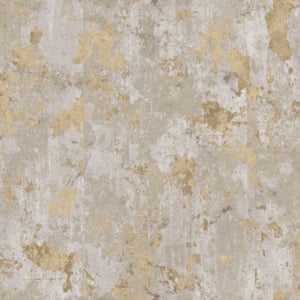 Galerie Italian Patina Texture Beige/Gold Metallic Wallpaper - 21172