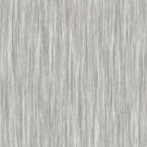 High-resolution flat swatch of Muriva Theon Texture wallpaper in grey with a shimmering metallic finish.