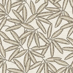 Belgravia Decor Grasscloth Leaf Cream Wallpaper - 2348