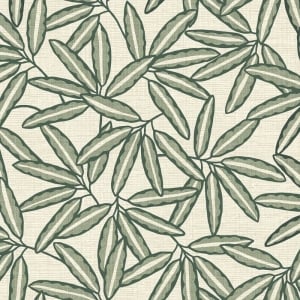 Belgravia Decor Grasscloth Leaf Sage Wallpaper - 2350