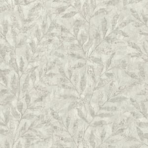 Rasch Richmond Leaf Grey Metallic Wallpaper - 315011